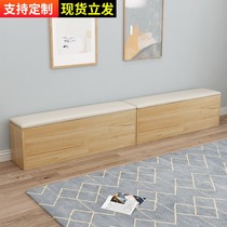 Modern minimalist Sitting Style Changing Bench Home Soft Bag Cushions Doorway Bedside Benches Benches Long Bench Solid Wood Customised