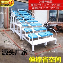 End of the referees seat stand track and field field strong load-bearing playground timebench football field outdoor recording table six seats