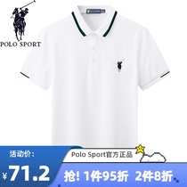 polosport short sleeve T-shirt men cotton summer new clothes men polo shirt trend collar half sleeve shirt