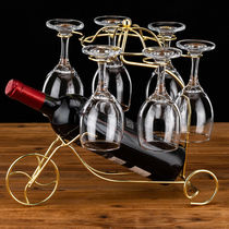 Red wine red wine rack ornaments modern simple goblet display rack decorations living room upside down cup shelf home