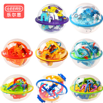 Leersi 3d three-dimensional maze ball balance walking beads Childrens concentration training puzzle force toy boys use their brains