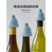 Red wine stopper household creative silicone cute little red riding hood seal wine stopper Sparkling wine stopper bottle mouth head