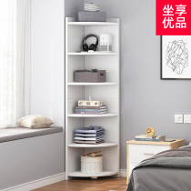 Corner Shelf Floor Small Family Type Triangle Bookshelf Multilayer Minimalist Wall Corner Bookcase Living-room Sector Multipurpose