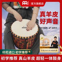 MEINL German MEINL neo childrens African drum adult beginners entry sheepskin tambourine pvc African drum