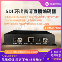 SDI video encoder H 265 H 264 to RJ45 support RTSP FLV TS HTTP RTMP Multicast