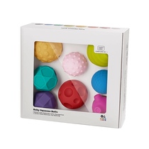 babycare baby hand grip ball baby perception training ball puzzle soft glue massage touch ball toy