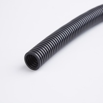 Dongguan manufacturer internal diameter 20 * outer diameter 25 black PP flame retardant plastic pipe