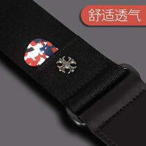Cotton folk guitar strap electric guitar strap personality acoustic guitar shoulder strap bass strap soft and comfortable