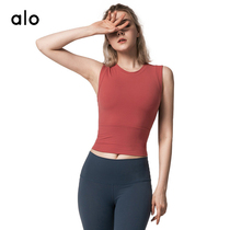 USA alo yoga yoga sports vest women running quick-dry short tight fitness coat