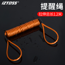 IZTOSS motorcycle disc brake lock reminder rope Bright anti-theft rope Electric car warning rope Wire rope fixed universal