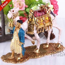 Xinjiang local tourist souvenirs Desert boat Alloy camel ornaments Handicrafts Small gifts with national characteristics