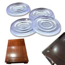 (50 loaded) furniture tea table glass anti-slip silicone transparent thickened glass cushion rubber grain gasket anti-crash glue grain