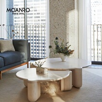 Nordic Creative Solid Wood Tea Table SILENT COMPOSITION TEA TABLE TABLE LIVING ROOM HOME OAK ROUND TEA TABLE BRIEF ABOUT SMALL FAMILY TYPE