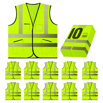  Reflective safety vest Traffic riding luminous security patrol sanitation vest Workers construction safety clothing reflective clothing