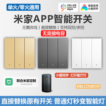Mijia smart switch control panel wall switch dual control for Xiaomi Xiaoai classmates wireless light remote control
