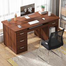 Desk home simple modern staff single computer desk office table and chair combination bedroom desk writing table