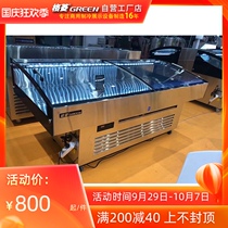 Geling dish display cabinet refrigerated Commercial Hotel spot order cabinet cold fresh meat preservation cabinet barbecue string freezer