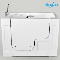 Bei Ai walk-in bathtub home elderly barrier-free side door sitting deep bubble massage acrylic thermostatic bath