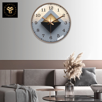 Clock and clock living room home fashion creative simple clock Nordic atmospheric bedroom quartz clock mute hanging watch