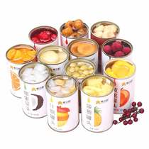 Canned fresh yellow peach fruit canned yogurt mixed Bayberry strawberry Mulberry sugar water snack full crate 2 5 12 cans