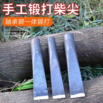 The artifact chopping wood all steel forging split pure steel axe open blade large split pile outdoor handmade household tools big firewood