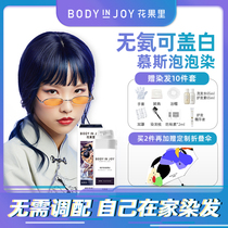 BodyInJoy Flower and fruit bubble hair dye cream plant 2021 pop color Self-at-home hair dye female whitening
