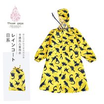 Japan Those days childrens raincoats Men and women children primary school students light clothes cute school bag baby poncho