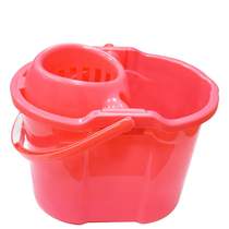Household thick hand press mop bucket plastic mop bucket rotating bucket with pulley Mop Mop Mop cleaning spin bucket