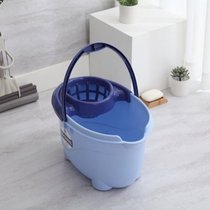 Old-fashioned water storage bucket mop bucket mop bucket home rectangular folding single J bucket wash plastic car wash