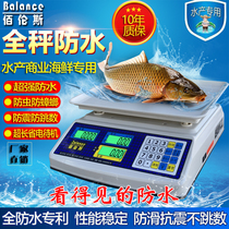 Xiamen Bailens full body waterproof scale aquatic seafood vegetable special electronic scale commercial small 30kg scale
