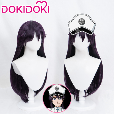 taobao agent Dokidoki spot Dead God Bangbi Tower Cosplay Black and purple long hair