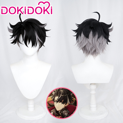 taobao agent Dokidoki pre -sale of the original god Danfeng Leosley cosplay wigs of simulation scalp anti -short hair