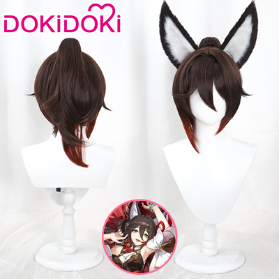 taobao agent Dokidoki spot collapsed Star Dome COS COSPLAY wig Tail Tail Simple Scalp
