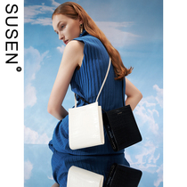Pre-sale 20 days SUSEN new crocodile pattern fashion simple shoulder crossbody bag