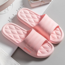  Slippers female summer indoor bathroom bath non-slip thick bottom couple home Japanese bread dormitory girls cool slippers