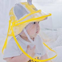  Anti-saliva droplets hat Baby hat summer thin baby sunscreen sun hat mens and womens childrens sunshade fisherman hat