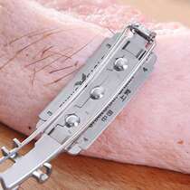 Scrape pig hair knife stainless steel shave pig hair knife clip pigs foot hair tool scraper plucking pork hair artifact