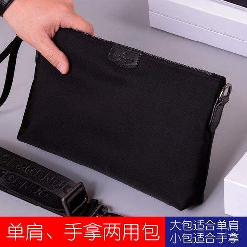 Сумка с петлей на руку, мужская маленькая сумка клатч, сумка через плечо, сумка на одно плечо, вместительный и большой шоппер, ткань оксфорд