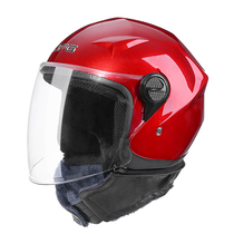 Motorcycle electric car helmet male battery car helmet autumn and winter with collar for ladies Four Seasons General summer helmet
