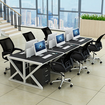 Staff desk 2 four 6 people employee 1 meter Table Office double office furniture combination face-to-face 4 station