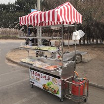 Fast food carts carts stalls entrepreneurial snack cars street-side commercial simple roof awnings multi-purpose barbecue night markets