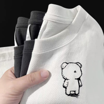 Pregnant women cotton white base shirt early autumn new Korean version of loose round neck long sleeve T-shirt large size pregnant women top