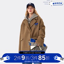 GARBEGE Guochao Original Design Thickened Woolen Suit 2021 Fall Winter New Fashion Couple Warm Suit