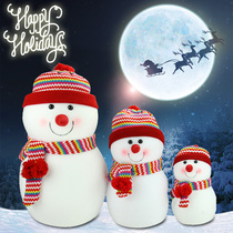 Christmas Snowman Dolls Big Mid Size Foam Snowman House Christmas Tree Decoration Items Shop Window Hem
