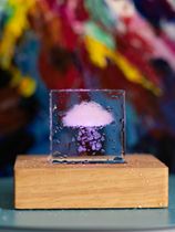 Cloud cube ornaments rain cloud creative couple gifts birthday niche senior send girlfriends Tanabata gift girlfriend