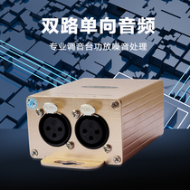 Dual XLR professional balanced audio common ground isolator Audio amplifier current sound noise cancellation filter