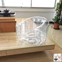 Music festival inflatable sofa Transparent folding chair ins wind seaside photo props Outdoor childrens air cushion bed sheet people