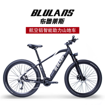 BLULANS Mid-motor electric power bike ebike Long-distance travel mountain variable speed bike