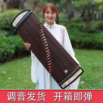 Lebole 21-string small guzheng piano portable beginner adult entry mini performance instrument grade solid wood