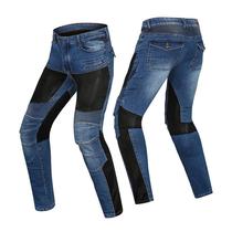 Spring and summer breathable motorcycle riding pants anti-fall locomotive jeans with protective gear mens protective gear breathable net